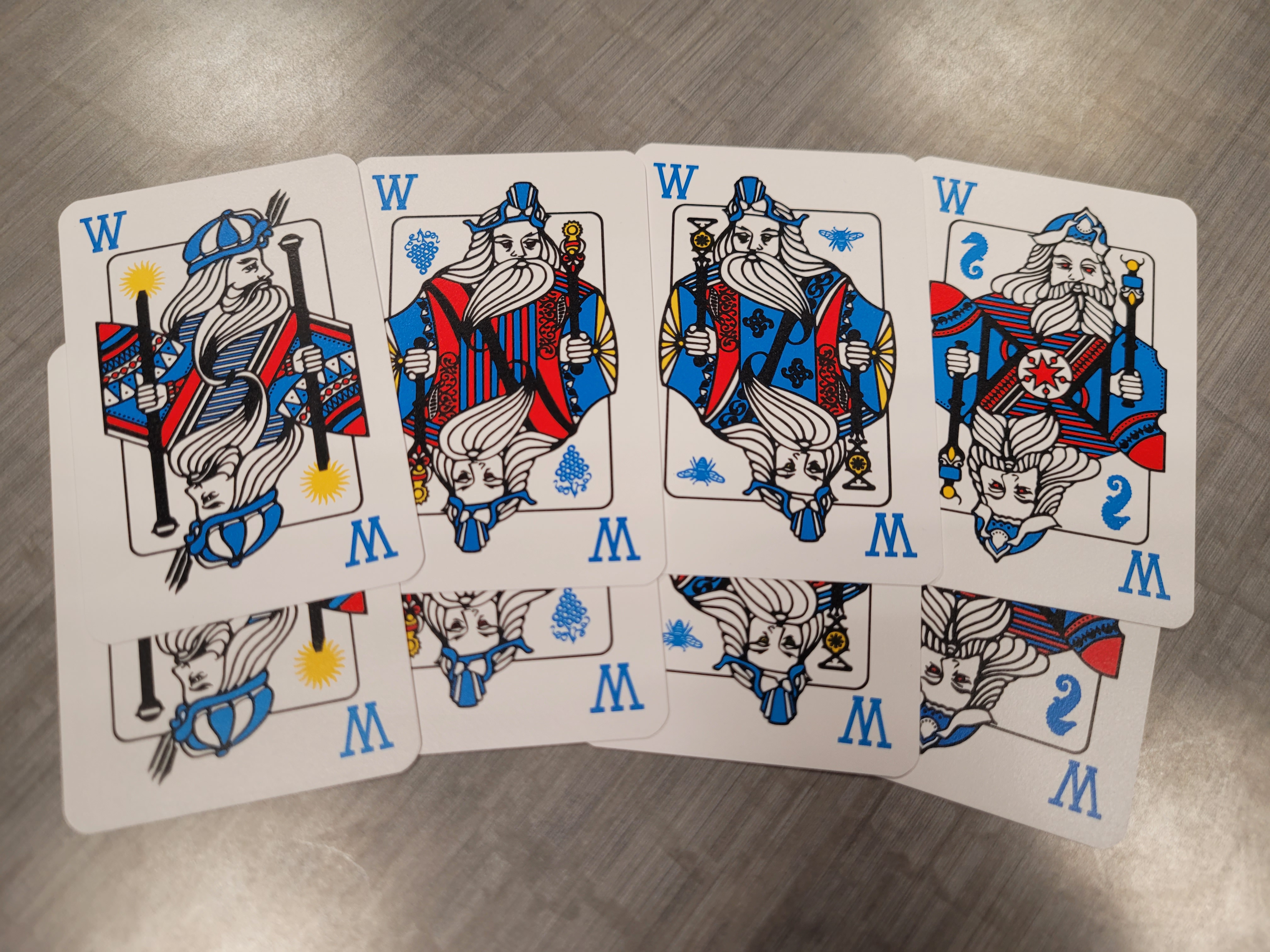 The four wizard suits