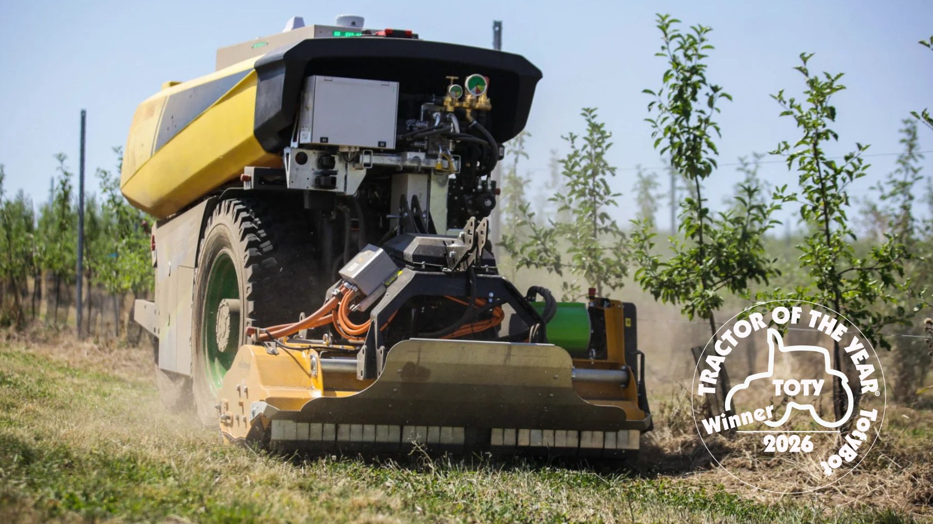A kick-ass robot tractor. Hell yeah.